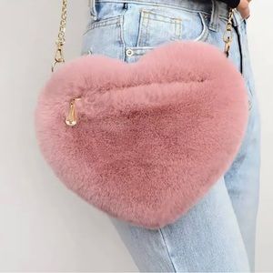 Pink Plush Purse